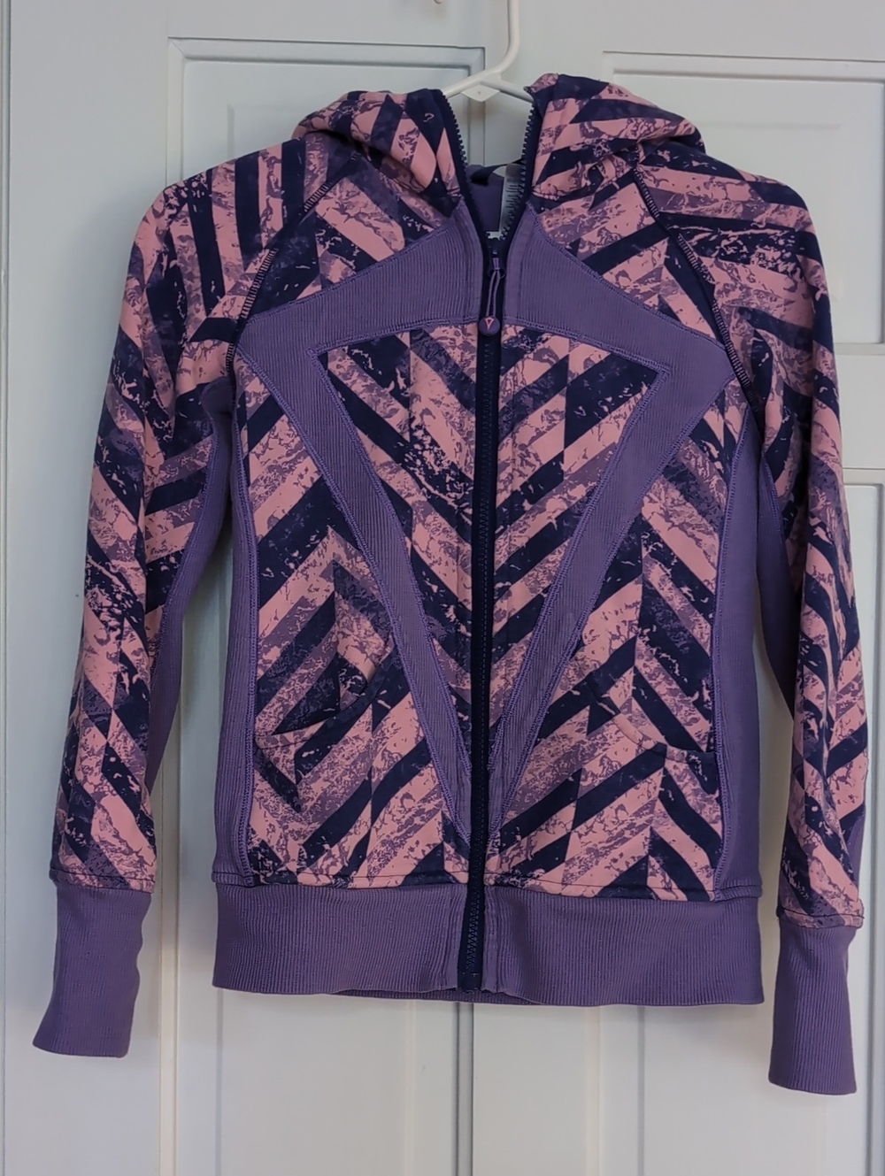 Ivivva Purple and Pink Scuba Style Jacket